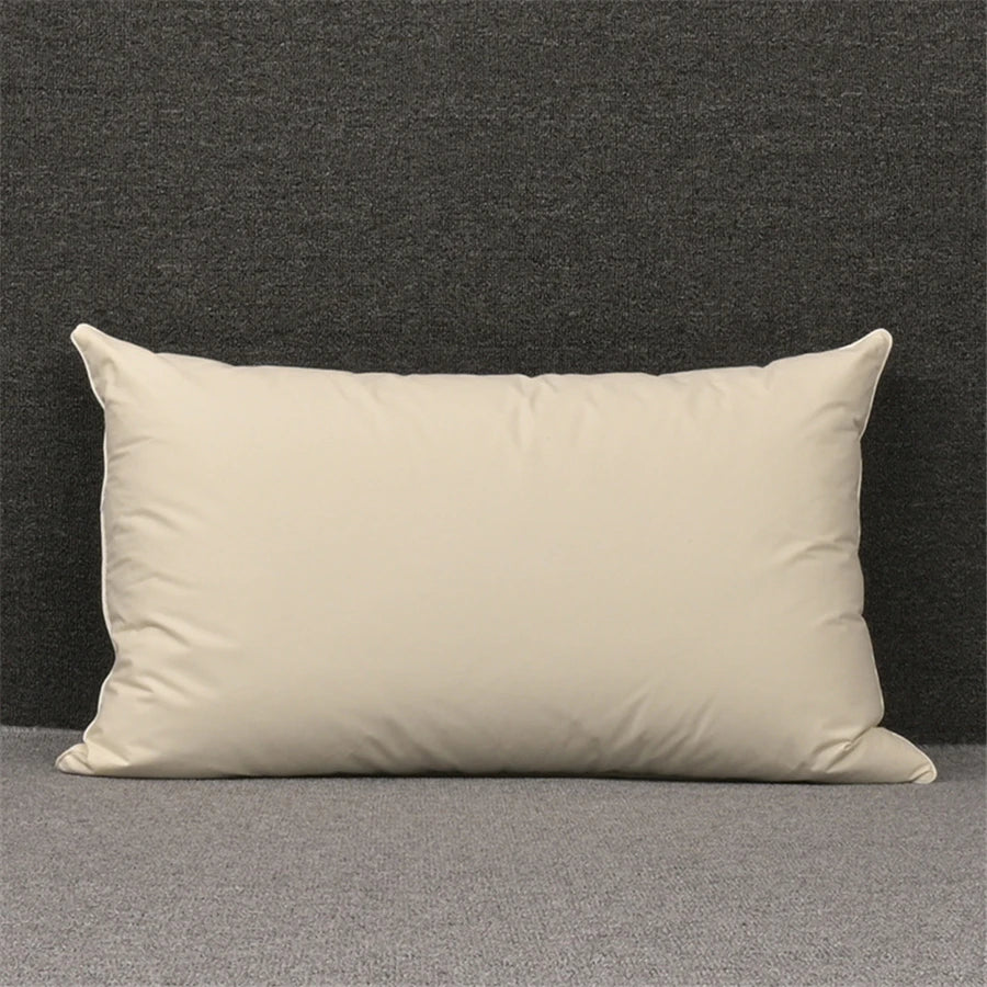 100% White Goose Feather Pillow - Hotel Quality