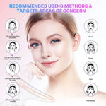 EMS Face Neck Lift Beauty Device Facial Massager Red Light Therapy Double Chin Remover Skin Rejuvenation Tightening Anti Wrinkle - Clean Vanilla