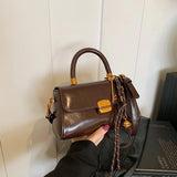 Vintage Fashion Flap Shape Handbag for Women