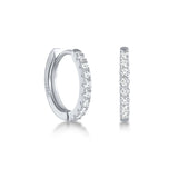 CANNER Double Circle 925 Silver Hoop Earrings
