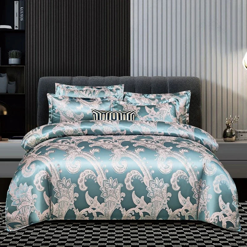 European Luxury 3pcs Duvet Cover Set, Soft Fabric