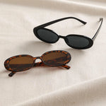 Stylish UV400 Vintage Oval Sunglasses for Women 2PCS  Clean Vanilla Store