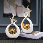 Nordic Luxury Abstract Living Room Statue Gift  Clean Vanilla Store