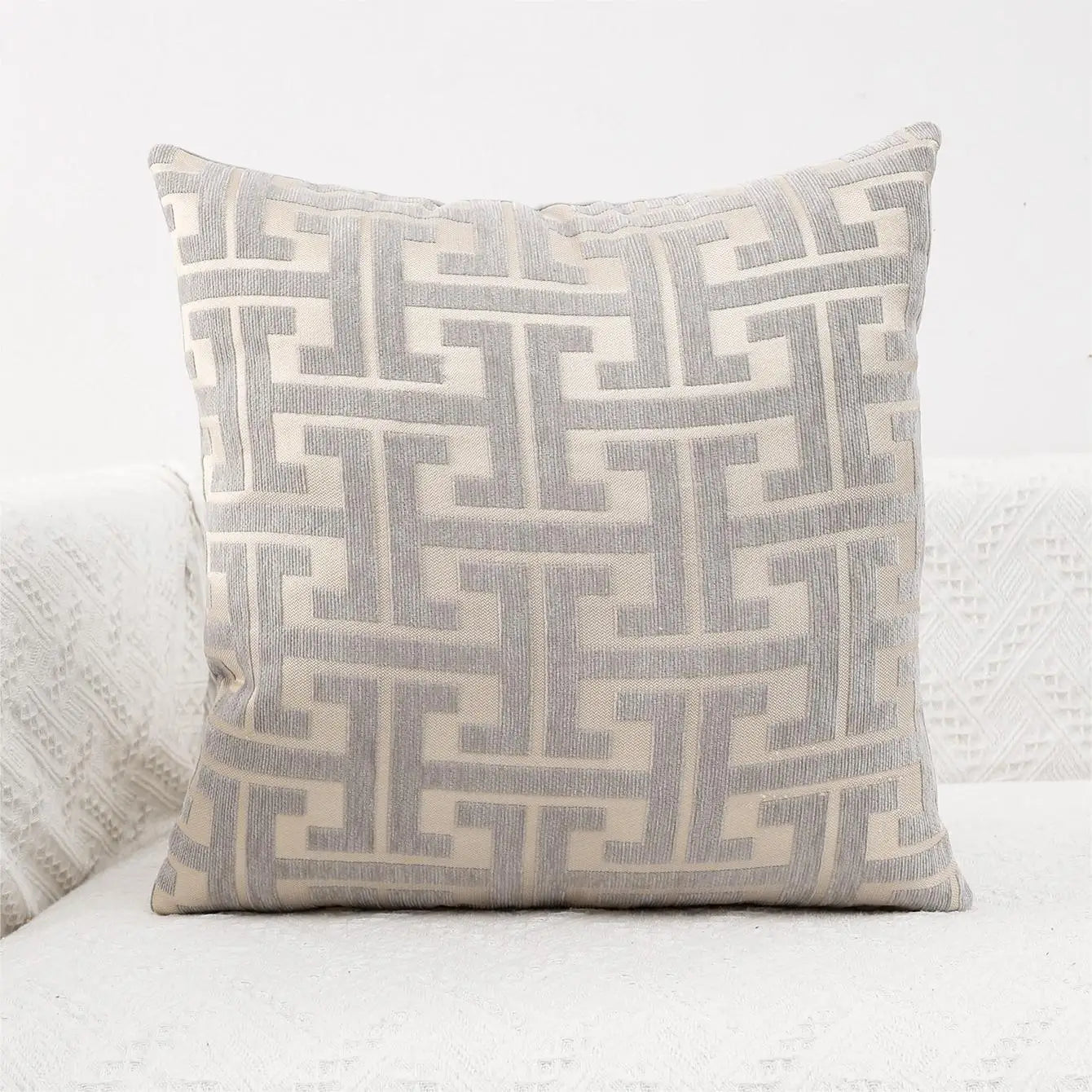 Farmhouse Stripe Throw Pillow Cover 45x45 CM