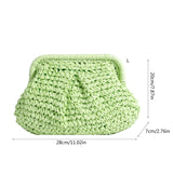 2024 Straw Woven Beach Bag for Women - Large Capacity