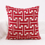 Farmhouse Stripe Throw Pillow Cover 45x45 CM