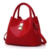 Large Capacity Lychee Pattern Crossbody Bag
