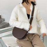 Genuine Retro Saddle Bag High Quality Leather for Women
