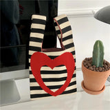 Designer Plaid Woven Shoulder Bag Tote Chic