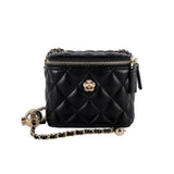 Camellia Small Shoulder Bag with Chain Strap