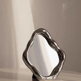 Irregular Vintage French Makeup Mirror - Desktop Ornaments