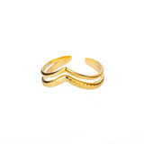 Minimalist Stainless Steel Geometric Rings for Women