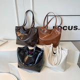 LEFTSIDE Large Capacity Tote Bag for Women Retro