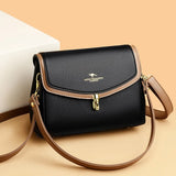 High Quality PU Leather 2 Strap Shoulder Bag