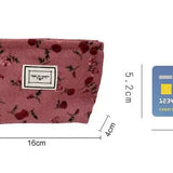 New Small Women's Cosmetic Bag with Floral Design  Clean Vanilla Store