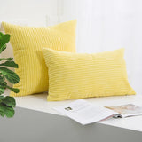 Corduroy Striped Cushion Cover 30x50cm Soft Case