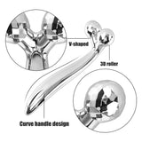 Y Shape 3D Roller Face Neck Massager 360 Rotate