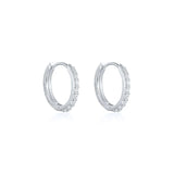 CANNER Double Circle 925 Silver Hoop Earrings