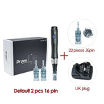 Dr pen Ultima M8 With 22 Cartridge Wireless Derma Microneedle Pen Skincare Kit MTS Treatment Professionals Use Beauty Machine - Clean Vanilla