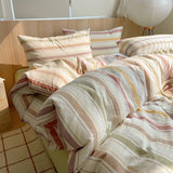 Nordic Sling Cotton Pink Stripes Duvet Cover 150x200