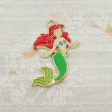 10pcs Gold Plated Mermaid Charms for Jewelry Making