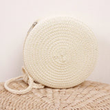 Summer Woven Straw Crossbody Bag for Women