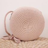 Summer Woven Straw Crossbody Bag for Women