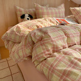 Nordic Sling Cotton Pink Stripes Duvet Cover 150x200