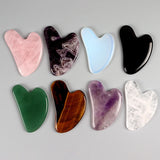 Heart Guasha Rose Quartz Massage Tool for Skin