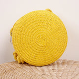 Summer Woven Straw Crossbody Bag for Women