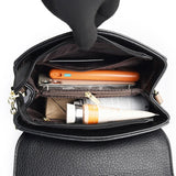 High Quality PU Leather 2 Strap Shoulder Bag