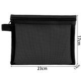 Mesh Clear Cosmetic Bags - Portable Organizer 1/3pcs  Clean Vanilla Store