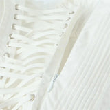 Women Summer Lace Corset Mini Dress - Tuscany