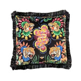 Luxury Tiger Printing Velvet Pillowcase 45x45cm