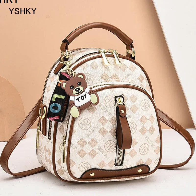 Large Capacity Lychee Pattern Women’s Shoulder Bag