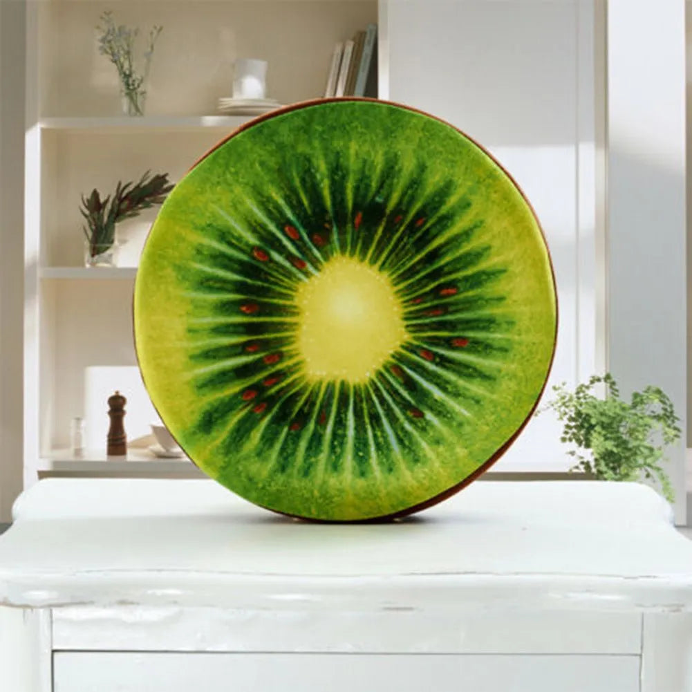 Cushion Garden Chair Cover Fruit Shape Round Design