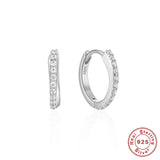 CANNER Double Circle 925 Silver Hoop Earrings
