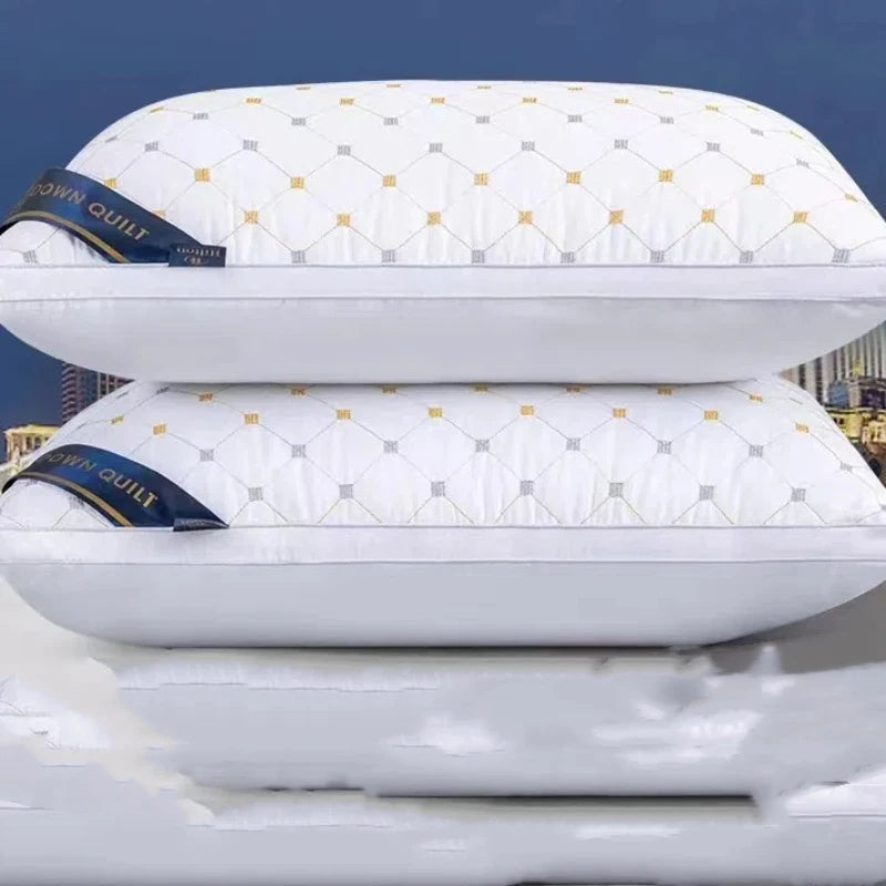 Hotel Pillows Specifically Designed for Cervical Spine Protection and Sleep Aid Home Use Dormitory Single Pillow Core - Clean Vanilla