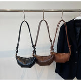 Women's Vintage Dumpling Crossbody Tote Bag