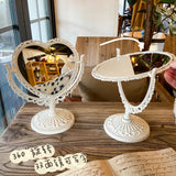 Vintage European Style Rotatable Makeup Mirror