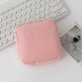 Fashion Corduroy Women Makeup Storage Pouch Small