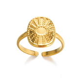 Minimalist Stainless Steel Geometric Rings for Women