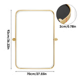 Vintage Gold Wall Mirror for Dressing Table Decor