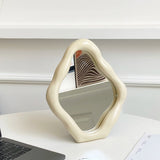 Irregular Vintage French Makeup Mirror - Desktop Ornaments