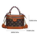 Luxury Designer Zipper Bucket Bag for Women