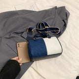 Patchwork Colorblock Mini Handbags for Women