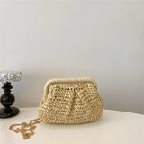 2024 Straw Woven Beach Bag for Women - Large Capacity