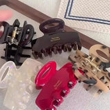 5.5cm Long Red Acetate Hair Crabs for Women