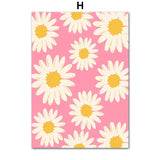 Matisse Woman Leaf Flower Drink Pink Canvas Art  Clean Vanilla Store