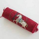 Candy Shape Chenille Nap Pillow for Home or Travel